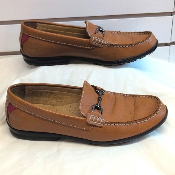 Footjoy men's Club Casual Buckle loafers 9 1/2 M NWOB - Picture 4 of 10